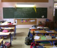 Salle de rentrée scolaire