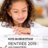 Note Rentrée scolaire 2019