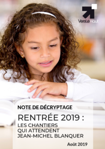 Note Rentrée scolaire 2019